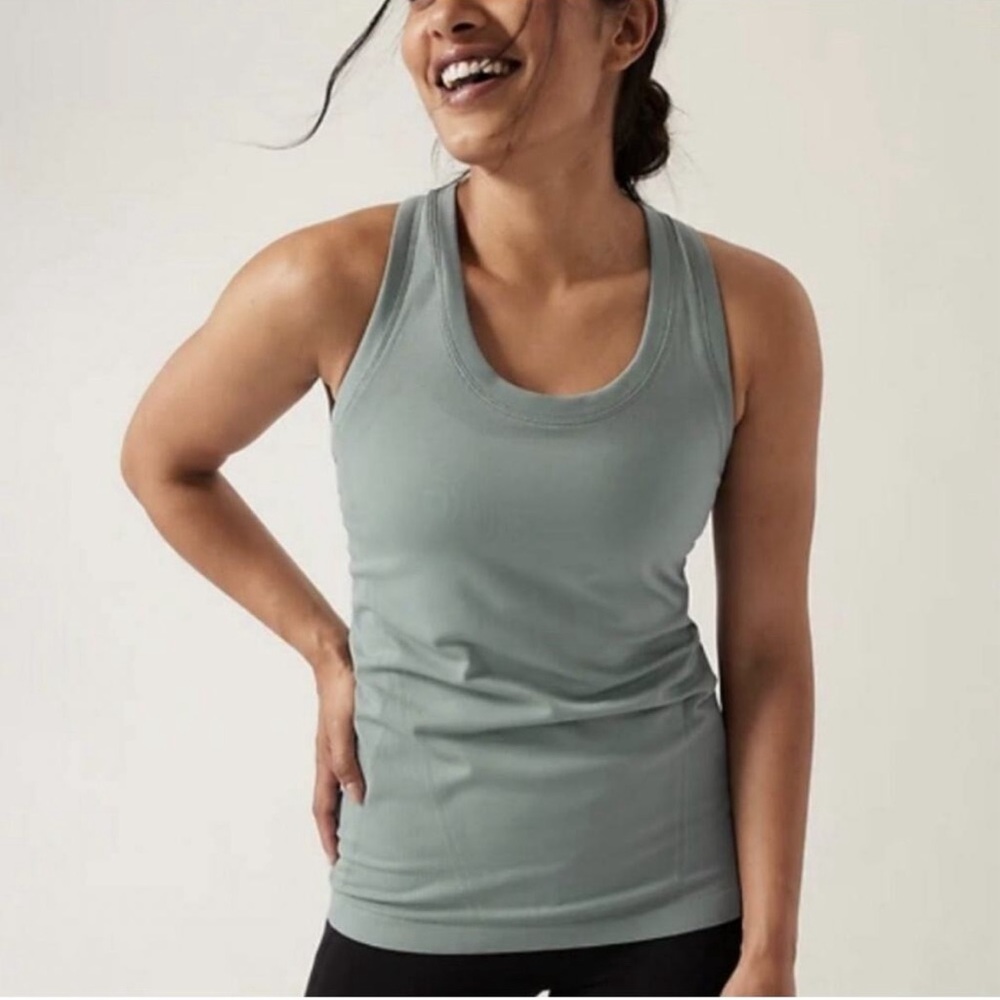 Athleta Momentum Active Tank Blue-Gray